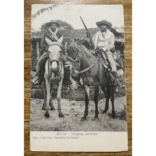 BOLIVIA INDIGENAS ANTIGUA TARJETA POSTAL